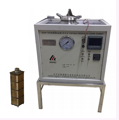 Portable pressurized curing chamber
